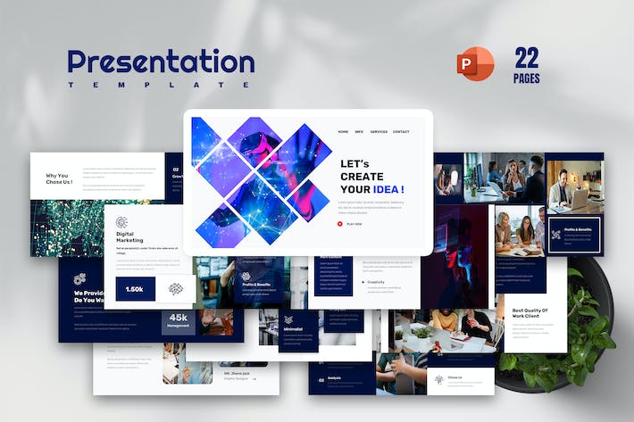 商业合作展示多用途PPT模板 - 顶尖PPT