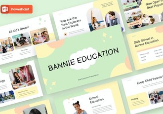 儿童早教培训课程学习PPT模板 - 顶尖PPT