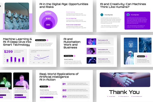 人工智能 主题PPT模板 - 顶尖PPT