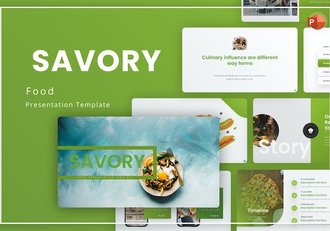 美味食品健康饮食PPT模板 - 顶尖PPT