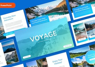 航海旅游商务PPT模板 - 顶尖PPT