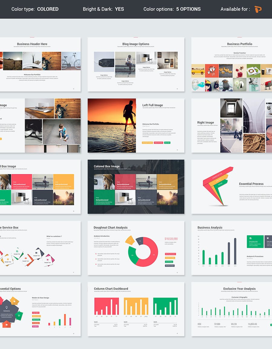 高端欧美商务商业计划总结通用PPT模板 - 顶尖PPT