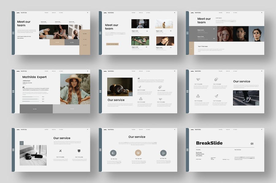 欧美简约商务风格keynote模板 - 顶尖PPT