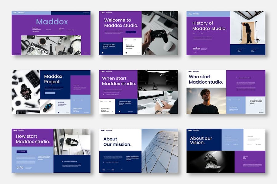 高端商务风格PPT模板 - 顶尖PPT