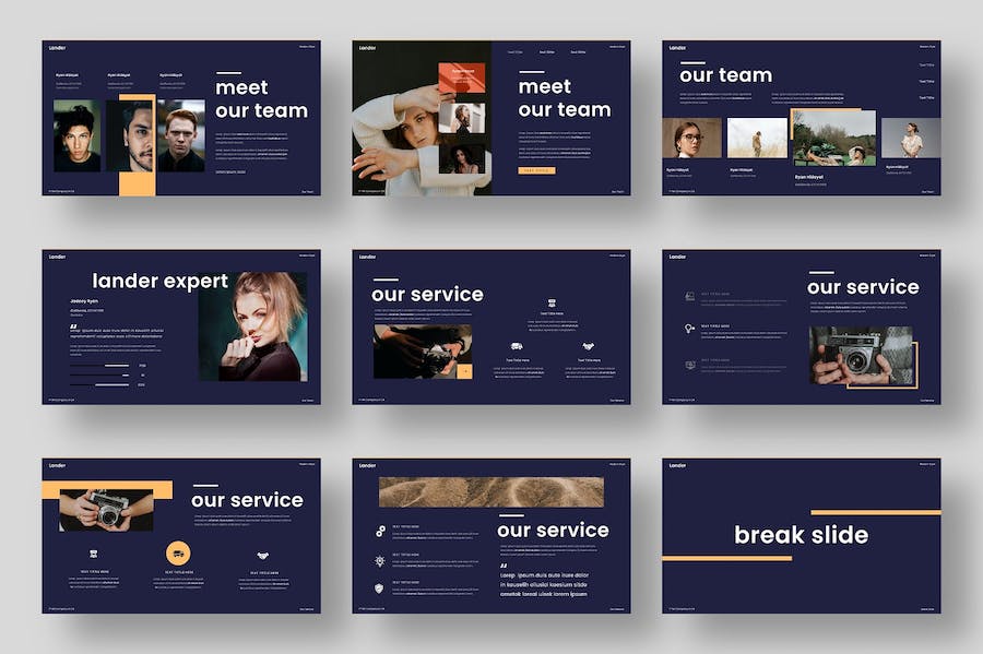 商务多用途PowerPoint模板 - 顶尖PPT