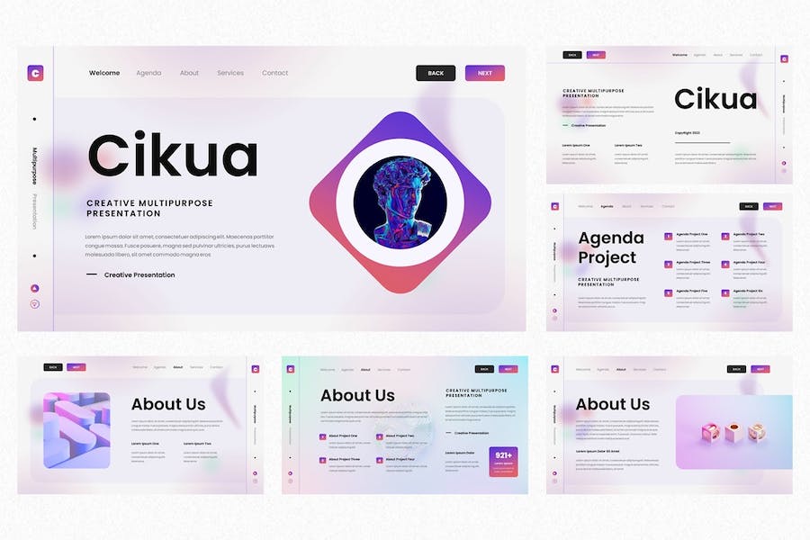 创意多用途综合方案Keynote模板 - 顶尖PPT