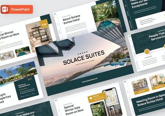 酒店旅游行业推介营销方案PPT模板 - 顶尖PPT