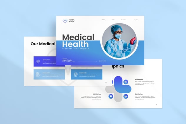 医学研究报告医疗机构介绍项目汇报keynote模板 - 顶尖PPT