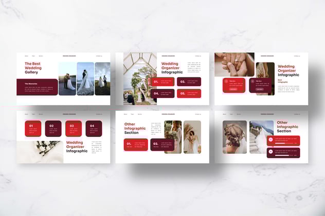 婚礼组织者婚礼keynote模板 - 顶尖PPT