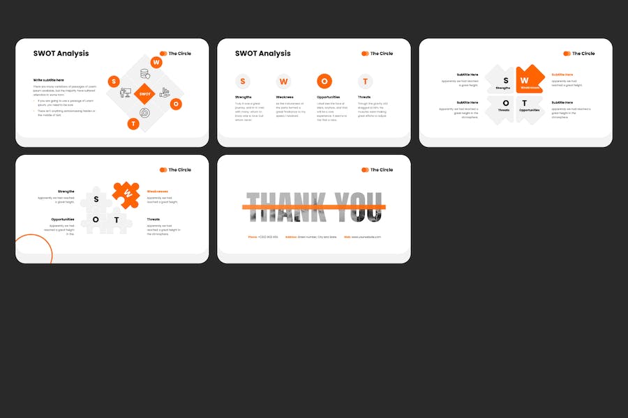 橙色简约商务商业keynote模板 - 顶尖PPT