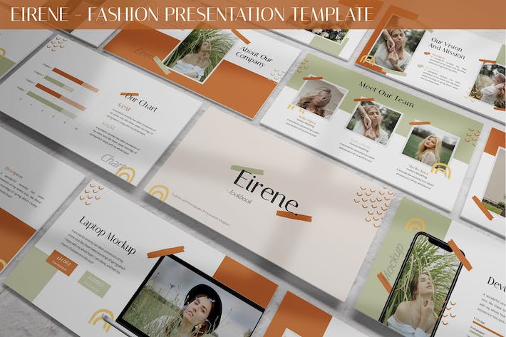 时尚服装穿搭搭配风格展示Keynote模板 - 顶尖PPT