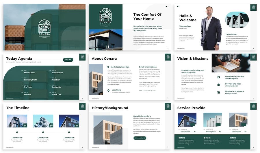 地产开发住宅租售PPT模板 - 顶尖PPT