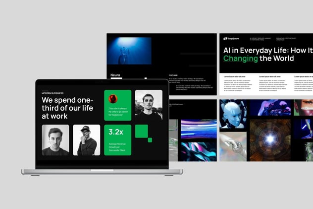 初创人工智能大模型keynote模板 - 顶尖PPT