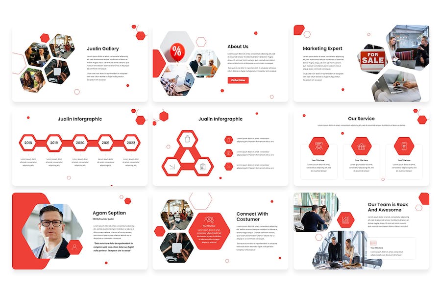 销售营销业绩推广策略Keynote模板 - 顶尖PPT