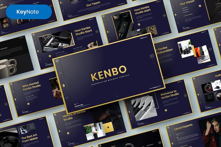 黑金色商务通用keynote模板 - 顶尖PPT