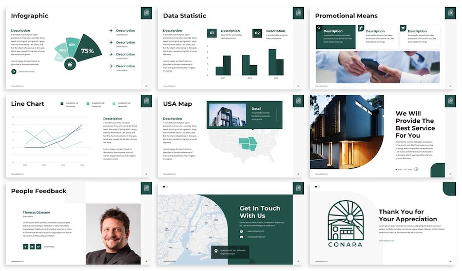 地产开发住宅租售PPT模板 - 顶尖PPT