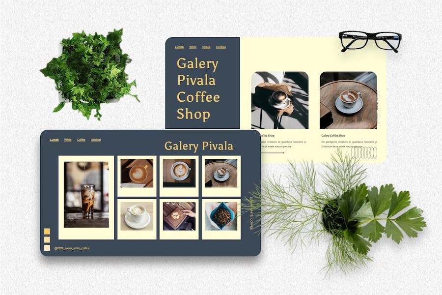 咖啡店项目介绍PPT模板 - 顶尖PPT