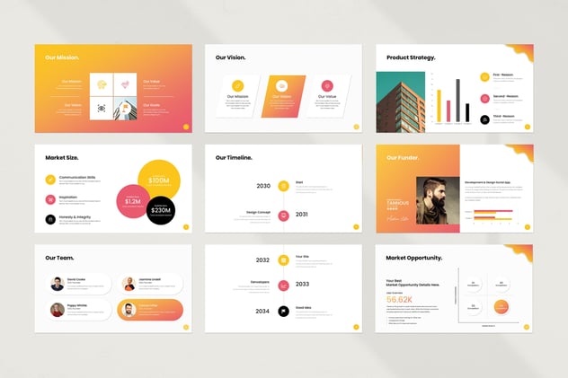 年度报告主题keynote模板 - 顶尖PPT