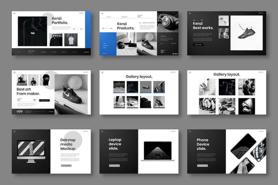商务业务公司介绍宣传Keynote模板 - 顶尖PPT