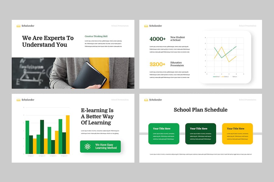 奖学金教育培训课程申请PPT模板 - 顶尖PPT