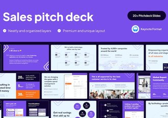 产品销售数据分析业绩汇报Keynote模板 - 顶尖PPT