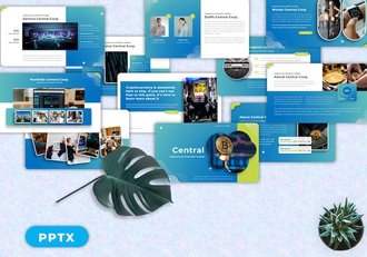 加密货币投资理财交易PPT模板 - 顶尖PPT