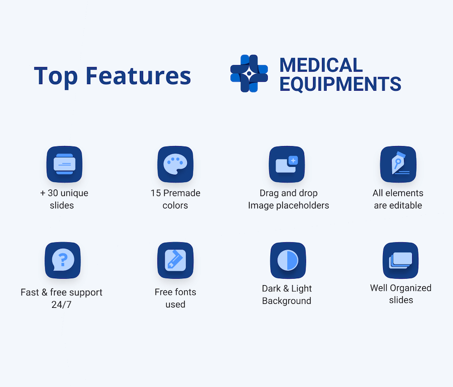 国外医疗设备产品展示高级PPT模板 - 顶尖PPT