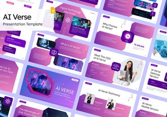 人工智能AI机器人PPT模板 - 顶尖PPT