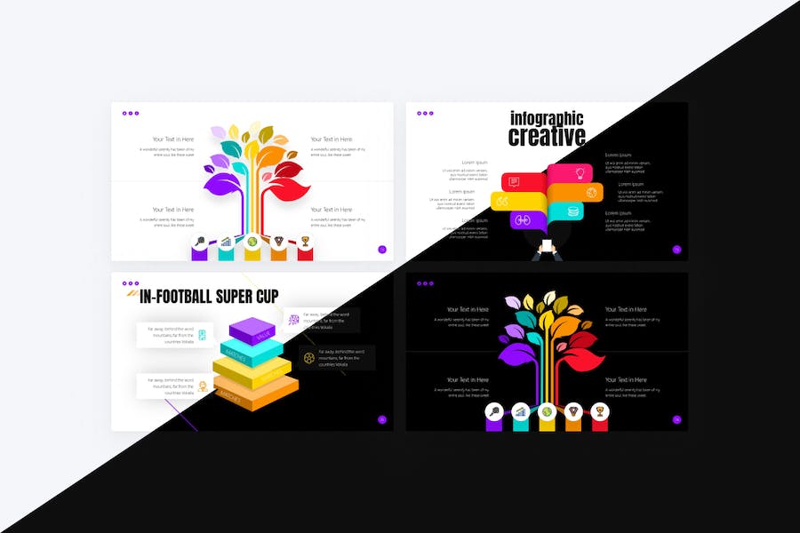 创意设计体育运动项目keynote模板 - 顶尖PPT