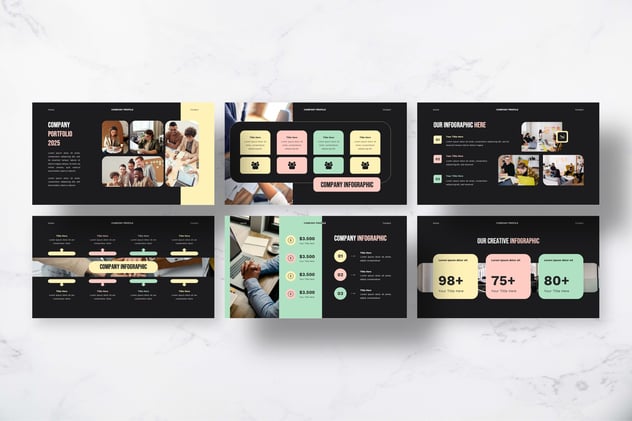 公司简介商业PPT模板 - 顶尖PPT