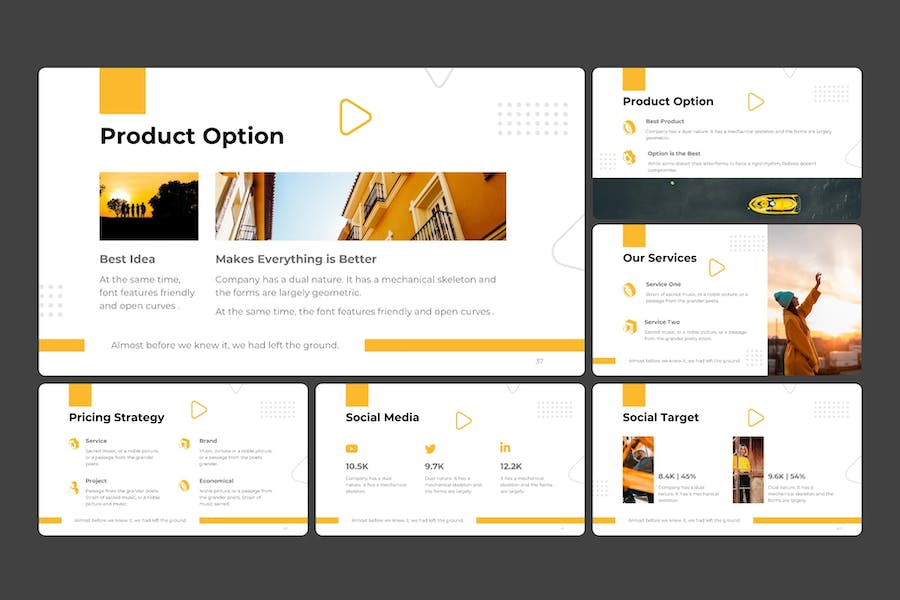 商务业务计划PowerPoint模板 - 顶尖PPT