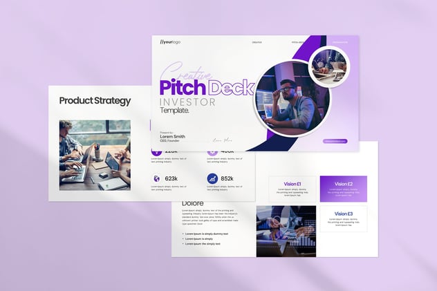 融资计划创业公司展示业模式团队实力keynote模板 - 顶尖PPT