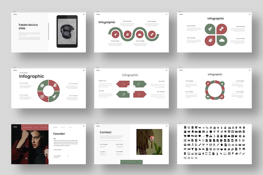 简约风格时尚奢侈品推广方案策划PPT模板 - 顶尖PPT