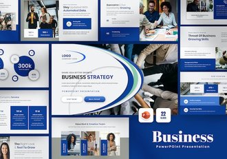 商业策略规划战略方案展示业务布局PPT模板 - 顶尖PPT