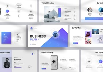 商业计划融资方案演讲Keynote模板 - 顶尖PPT