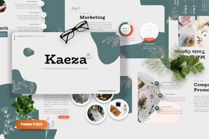 创意图形设计市场营销PPT模板 - 顶尖PPT