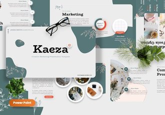 创意图形设计市场营销PPT模板 - 顶尖PPT