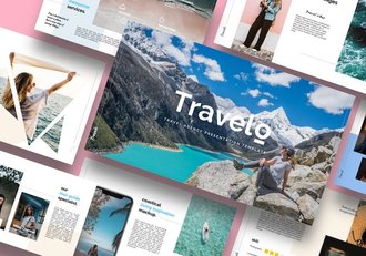 旅行社旅游度假keynote模板 - 顶尖PPT