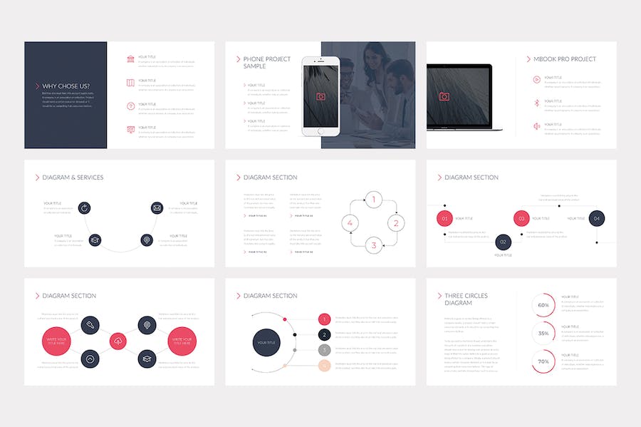 简约企业介绍商业计划企业合作团队介绍多用途PPT模板 - 顶尖PPT