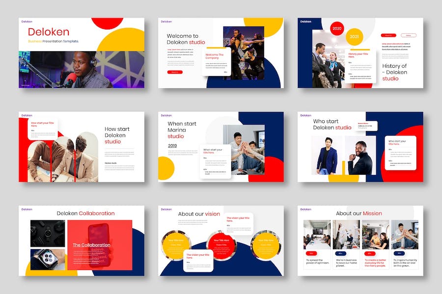 国外商务风格业务合作洽谈多用途PPT模板 - 顶尖PPT