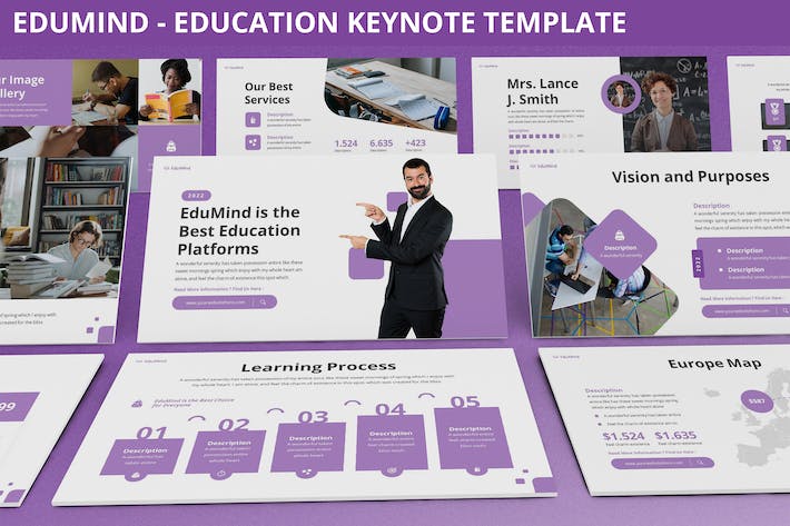 大学教育培训主题keynote模板 - 顶尖PPT