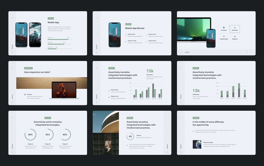 简约业务合作品牌介绍宣传keynote模板 - 顶尖PPT
