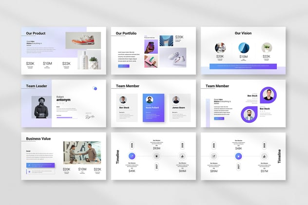 商业计划融资方案演讲Keynote模板 - 顶尖PPT
