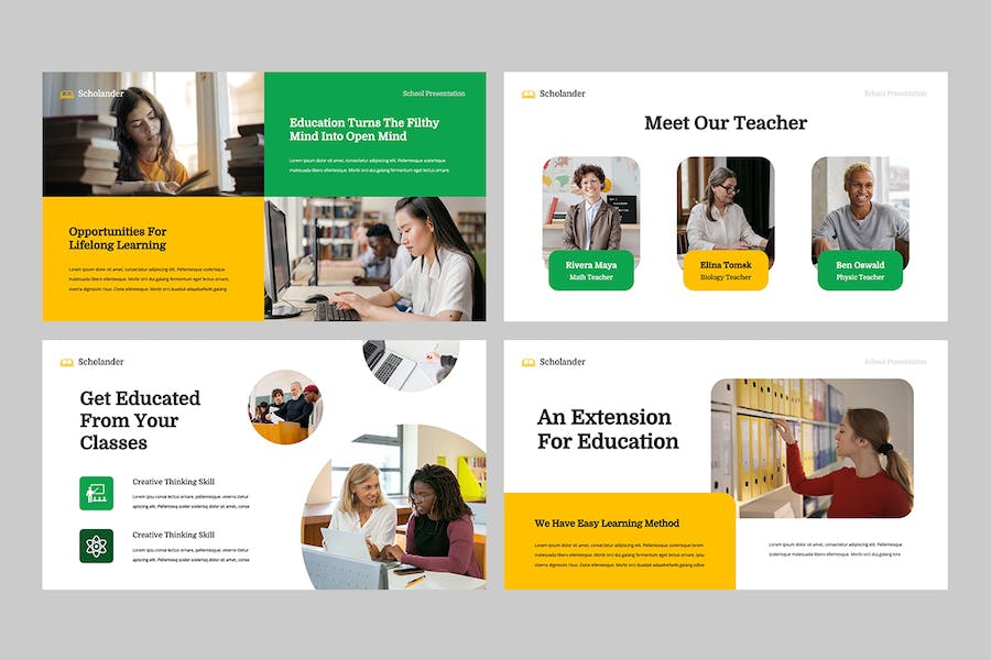 奖学金教育培训课程申请PPT模板 - 顶尖PPT