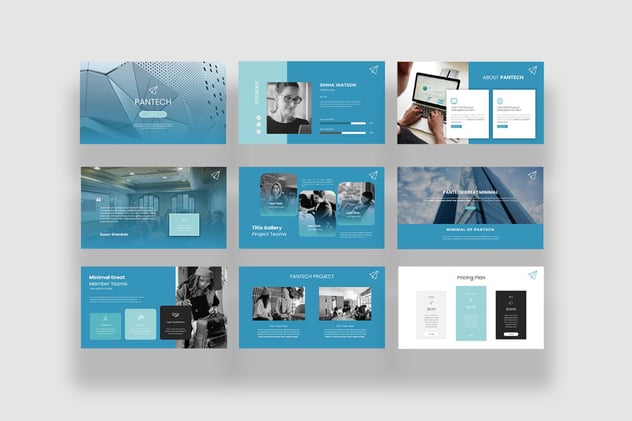 企业介绍项目提案市场分析keynote模板 - 顶尖PPT