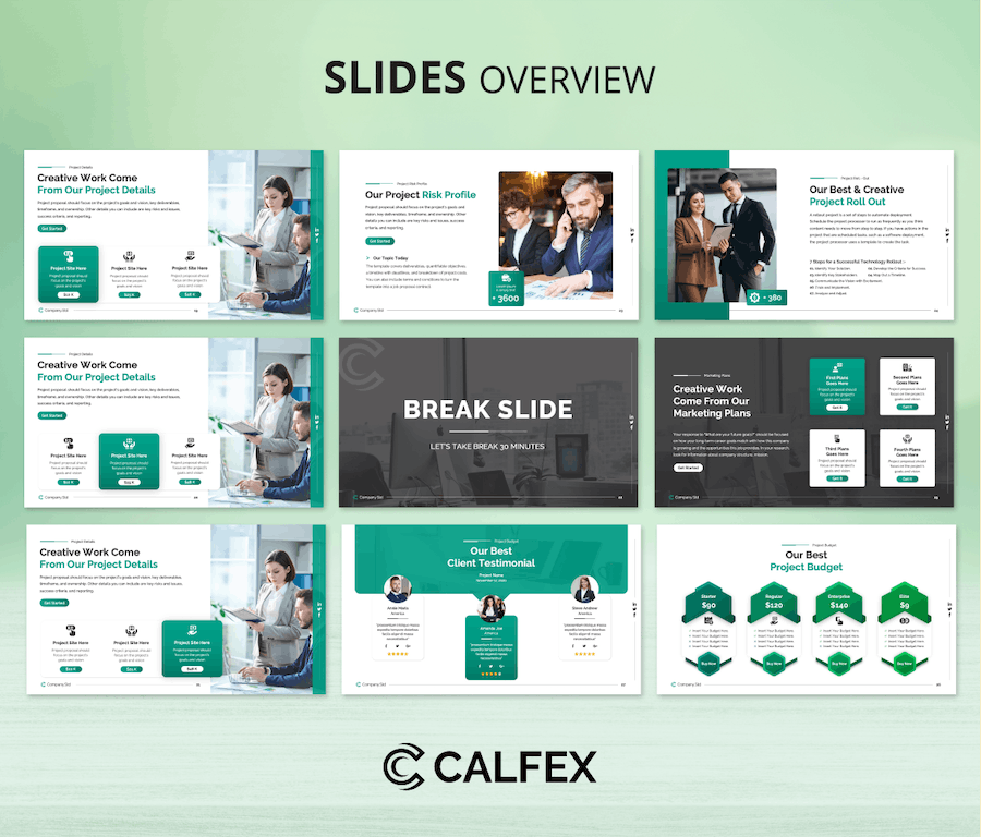 项目提案计划书商务汇报PPT模板 - 顶尖PPT