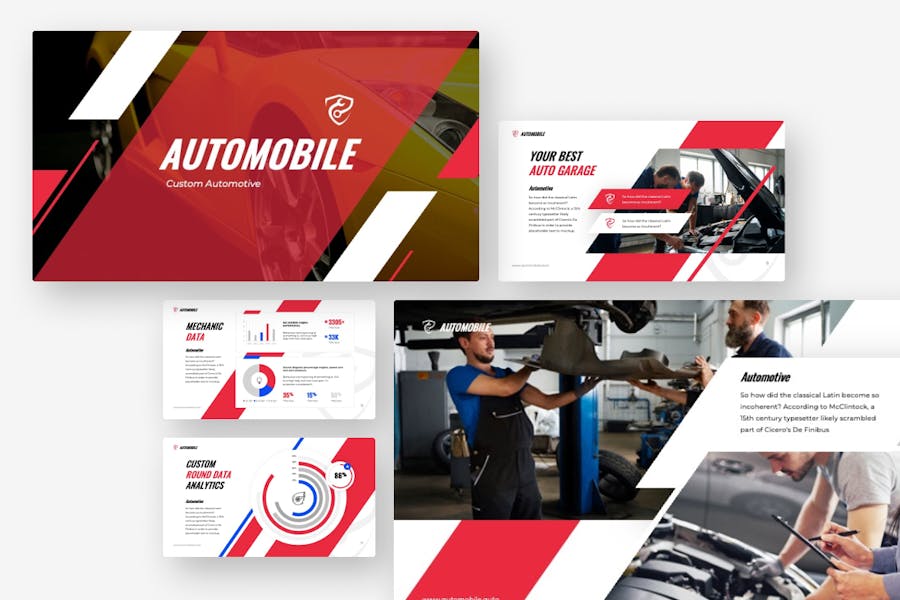 汽车售后维修保养PPT模板 - 顶尖PPT