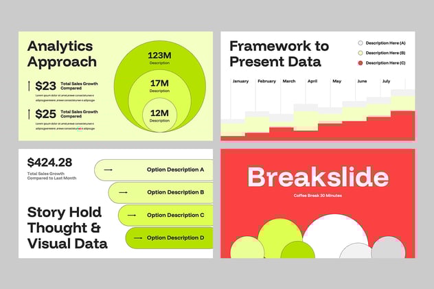 数据可视化分析展示Keynote模板 - 顶尖PPT