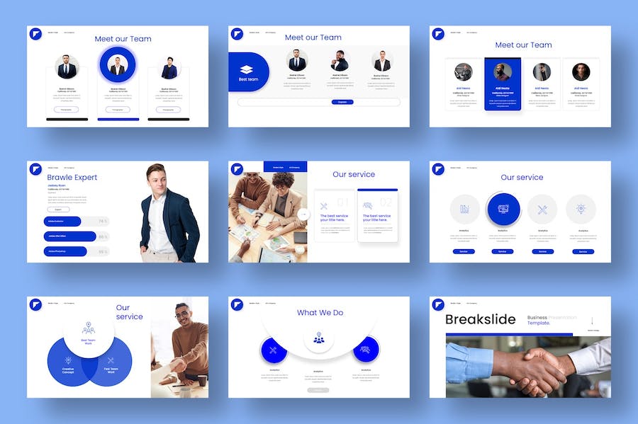 企业品牌形象宣传营销推广PPT模板 - 顶尖PPT