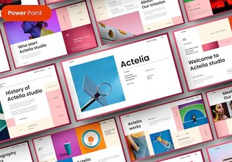 国外简约风格流行商务通用PPT模板 - 顶尖PPT